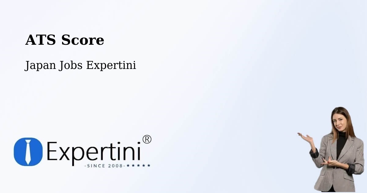 Resume ATS Score & Job Description Match Tool – Misawa Shi - Japan Jobs Expertini