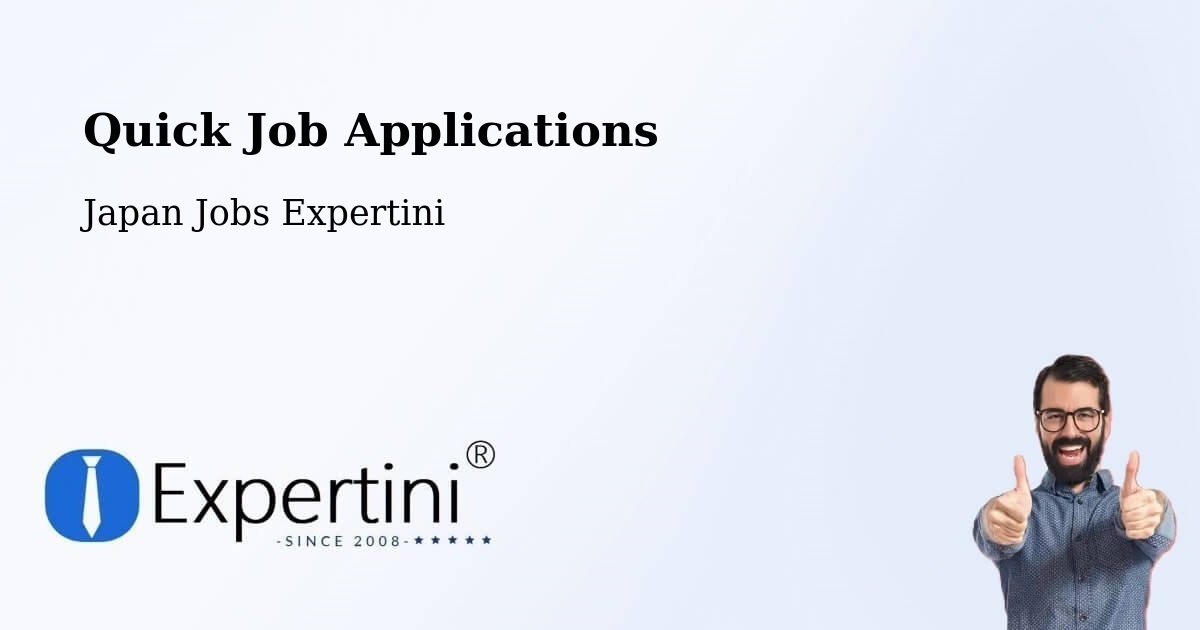 Quick Apply Feature – Misawa Shi - Japan Jobs Expertini